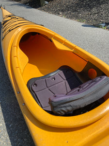 USED Current Designs Squall Touring Kayak 15' 11" Yellow