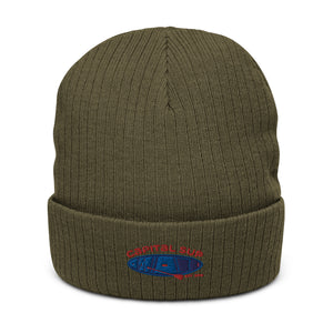 Capital Sup Paddle Ribbed knit beanie