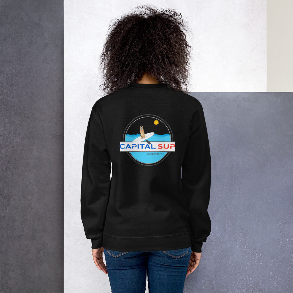 Sup pup- German Shepard Unisex Crewneck