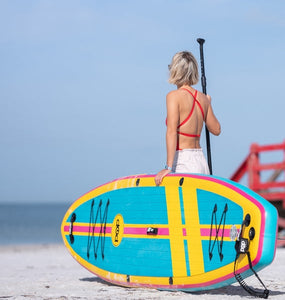 POP Inflatable 11'0 Yacht Hopper Turqouise/Pink/Yellow